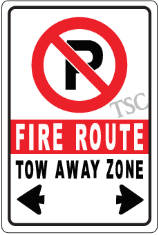 Toronto-fire-route-sign