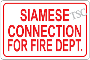 london-fire-route-sign