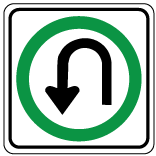 Rb-16A-U-turns-permitted-sign