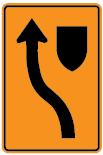 Lane Designation Direction Sign