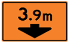 Low Bridge Ahead Sign