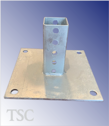 Metal Base for Square steel posts