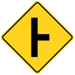 Wa-13 Intersection Uncontrolled Sign