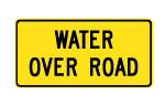 Wc-21t Water Over Road Tab Sign