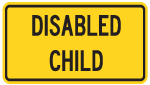 Wc-7t3 Disabled Child Sign