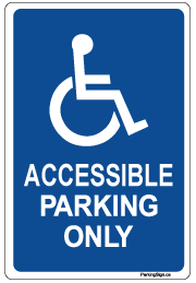 handicap-accessible-parking-only-sign